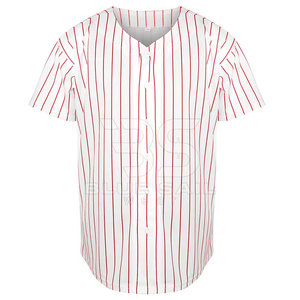 Vente en gros Maillot de baseball pour hommes Tenue d'équipe avec impression par sublimation Maillot de baseball élégant boutonné - Product Image 1