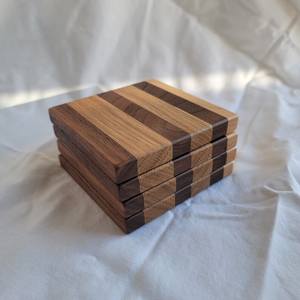 Dessous de verre en noyer Dessous de verre en bois de noyer-Qualité supérieure - Product Image 4