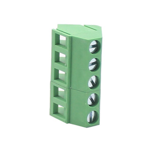 2 3 poli angolo di 45 gradi DG103 PCB filo per scheda terminale connettore vite morsetto 103-5.0MM - Product Image 5