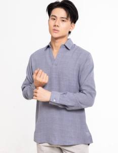 Camisa de poliéster de compresión personalizada al por mayor hecha en Vietnam servicios de procesamiento de ropa OEM/ODM con precio competitivo - Product Image 1