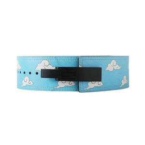 Weightlifting Gym Power Lifting Lever Belt Weightlifting Leather Lever Belt Fitness Body Building Gym <b>Waist</b> <b>Trainer</b> Belts - Product Image 1