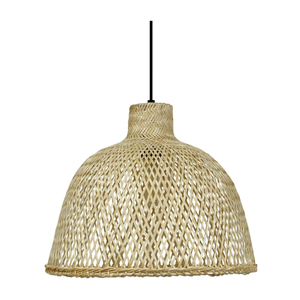 โคมไฟไม้ไผ่สไตล์ชนบทเป็นมิตรกับสิ่งแวดล้อม OEM หลากหลายขนาดของตกแต่งไฟที่กำหนดเองบรรจุในเวียดนาม - Product Image 4