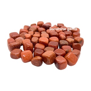 Vente en gros de pierres rouges naturelles de haute qualité dégringolées pierres précieuses sculptées pour le Feng Shui et la guérison - Product Image 3