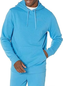 Vente en gros Sweat à capuche bleu pour homme | Fabricant de vêtements décontractés élégants personnalisables confortables en coton de haute qualité - Product Image 2