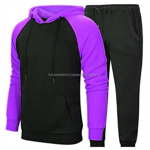 Logotipo personalizado nuevo otoño térmico de manga larga de tamaño personalizado trajes de chándal trajes de jogging al por mayor chándales en blanco para hombres sudaderas con capucha hombres - Product Image 5