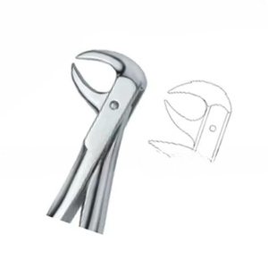 Forceps d'extraction dentaire Fig86 C manuel en acier inoxydable de haute qualité, instruments dentaires certifiés CE, vente chaude, logo personnalisé - Product Image 6
