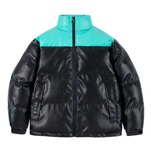 Veste d'hiver matelassée pour homme en toile 100% avec col montant, super chaude, couleur et design personnalisés - Product Image 6