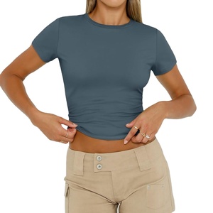 Camisetas Cortas para Mujer, Calidad Premium, Ropa Deportiva Holgada, Tejido Ecológico y Transpirable, Gran Venta 2026 - Product Image 2