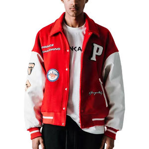 Blouson Bomber Baseball Homme Style Urbain 2024 avec Lettres Brodés, Col Montant, Écologique, Vêtement d'Hiver d'Extérieur – Prix de Gros - Product Image 1