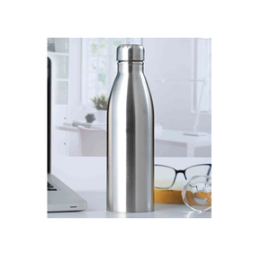 La mejor botella temática Botellas de agua libres de Bpa con aislamiento al vacío Estampado Chapado en plata Acero inoxidable Minimalista Unisex Color - Product Image 1