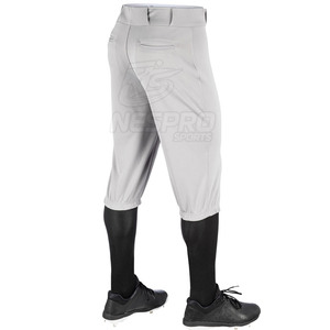 Pantalon de baseball respirant de haute qualité, dernier style, vente en gros, couleur personnalisée, logo imprimé par transfert thermique sur le devant, 100 % polyester - Product Image 2