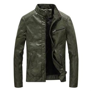 Veste de créateur ZOB vêtements d'extérieur en gros décontracté formel Style lourd tendance bombardier classique en cuir pur vestes pour hommes - Product Image 4