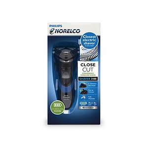 Afeitadora Eléctrica Rotativa de Triple Cuchilla, Negra y Azul, Recargable con Batería de Litio-Ion, 35 Horas de Autonomía, IPX7, Mini Afeitadora Corporal - Product Image 1