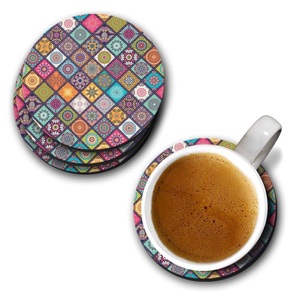Fabricant fiable, sous-verres en métal couleur or, lot de 4, avec taille et couleur personnalisées - Product Image 5