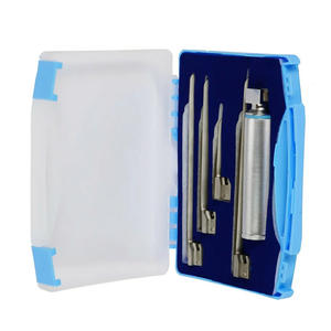 ชุดเครื่องมือสำหรับผ่าตัดกล่องเสียงสแตนเลสแบบใช้แล้วทิ้งสายใยแก้วนำแสง - Product Image 3