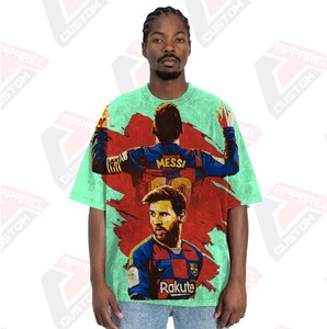 เสื้อยืดผ้ายีนส์ผ้าลูกฟูกสำหรับผู้ชายดีไซน์ทันสมัยใส่สบายผ้าปะติดเป็นมิตรกับสิ่งแวดล้อมผลิตจากผ้ายีนส์เนื้อนุ่มสำหรับฤดูร้อน - Product Image 1