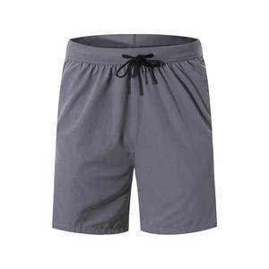 Short de jogging de fitness décontracté pour hommes décoration respirante confortable pour les activités de course à pied et de sport teint en plaine - Product Image 2
