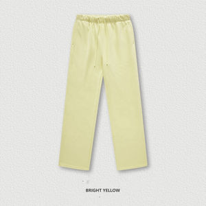 Pantalones Deportivos Casuales Unisex para Hombre, al por Mayor, con Botones, Cintura Media, de Algodón, Servicio OEM Personalizado - Product Image 3