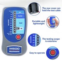 Testeur d'isolation M500 MEGOHMMETER, compatible avec le mégohmmètre électronique SupcoM500, testeur multimètre