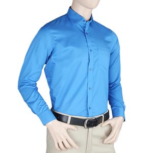 Camisa Formal Lisa para Hombre - Azul - Product Image 1