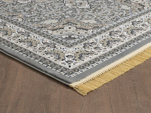 Alfombra turca de lujo hecha a máquina, Golden Almas Grey Premium para sala de estar, del fabricante de Gaziantep. - Product Image 3