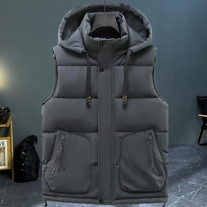 Chaleco Térmico Sin Mangas de Poliéster y Algodón Ecológico para Hombre, Talla Grande, Cálido, Informal, de Invierno, Venta al por Mayor de Fábrica - Product Image 3