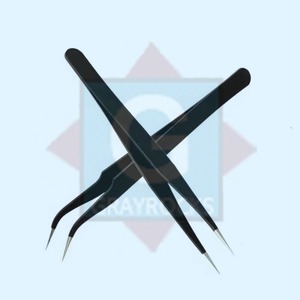 Herramientas de extensión de pestañas de belleza Pinzas Herramientas de belleza Pinzas de pestañas de acero inoxidable - Product Image 1