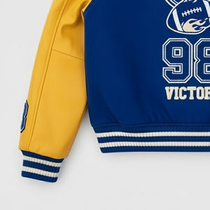 Veste de Baseball pour Hommes en Chenille Brodée Personnalisée de Haute Qualité, Vêtement d'Automne et d'Hiver à Séchage Rapide - Product Image 5