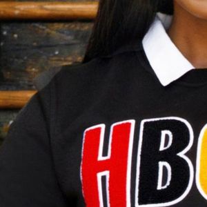HBCU Educated Chenille Embroidered Sweatshirt Unisex Custom College Style Crewneck Pullover Fleece Casual Streetwear <b>Top</b> - Product Image 2