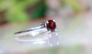 Anillo de Plata de Ley 925 con Piedra Preciosa Natural, Chapado en Rodio, Joyería Moderna, Regalo para Ella - Product Image 3