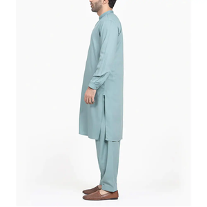 Wholesale Factory Prices New Fashion Casual Cotton <b>Men</b> <b>Shalwar</b> <b>Kameez</b> Best Selling Customized Wrinkle Free Quick Dry - Product Image 3