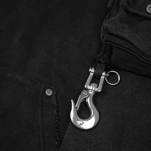 Sweat-shirt à capuche vintage en coton 100% de haute qualité personnalisé avec impression intégrale de graffitis, lavage vintage, effet délavé, pour homme - Product Image 5