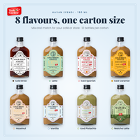 Latte froid prêt à boire, café glacé 190 ml, bouteille en verre, café Arabica, lait sans lactose, sans sucre ajouté, 12 bouteilles