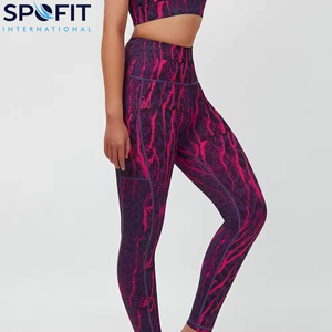 Última Colección de Conjuntos de Yoga para Mujer de Alta Calidad, Ropa Deportiva Sublimada de Spandex/Poliéster para Gimnasio - Product Image 3