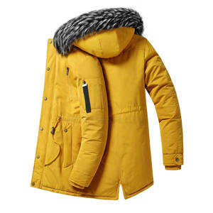 2024 Solid Color <b>Casual</b> <b>Men</b> Winter <b>Jacket</b> Streetwear New Fashion Windproof <b>Men</b> Winter <b>Jacket</b> - Product Image 2