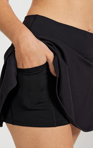 Jupe de sport pour femmes avec short jupe d'entraînement de taille haute tissu léger évacuant la sueur pour l'exercice en plein air voyage tenue quotidienne - Product Image 4