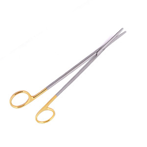 Tijeras quirúrgicas de medio oro, corte recto de onda TC, afilado, afilado, 110mm, 8 pulgadas, Metal, acero, tijera de Enfermería Médica - Product Image 2