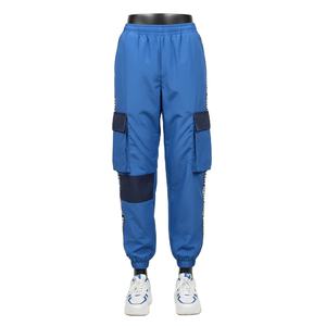 Pantalon coupe-vent tissé haut de gamme pour femmes, tissu en nylon et polyester doux 120 GSM, panneau en maille au niveau du genou, logo personnalisé, pantalon pour femmes - Product Image 1