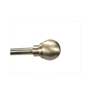 Cortina de aluminio de alta calidad con juego de soporte Cortina colgante Extensible Roma Ball Cut Finials - Product Image 2