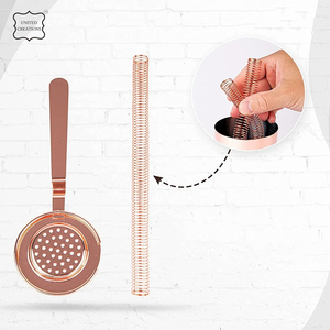 Wholesale Best Quality Custom Fine Mesh Stainless Steel Cocktail Strainers <b>Bar</b> Tool <b>Set</b> in Metal Material - Product Image 3