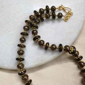 สร้อยคอลูกปัดสีทอง Meenakari คอลเลกชันสร้อยคอลูกปัดดีสง่างาม - Product Image 5