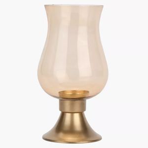 เชิงเทียนสีเงินเฮอร์ริเคนพร้อมกระจกใสสำหรับตกแต่งบ้านไฟเหตุการณ์ - Product Image 6