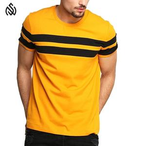 Venta al por mayor de los hombres de punto Camiseta 100% algodón ligero elástico personalizado impreso ecológico Diseño Popular mejor calidad - Product Image 6