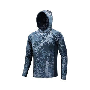 Precio barato de los hombres de verano de secado rápido ropa de pesca ligera ropa de pesca sudaderas con capucha para la venta - Product Image 2