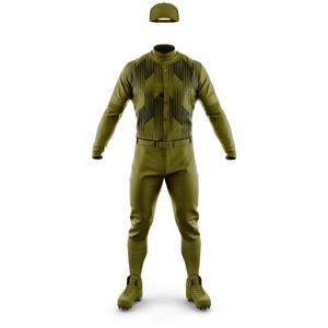 Uniforme de baseball de qualité supérieure, couleur unie, respirant et confortable, ensemble à prix de gros - Product Image 5