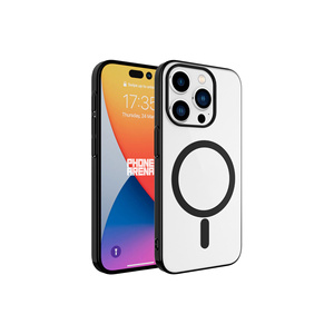 Étui de charge sans fil Magsafe Netzy Premium en silicone avec design Pixel compatible avec iPhone 15 Pro Pixel Mobile Phone - Product Image 1