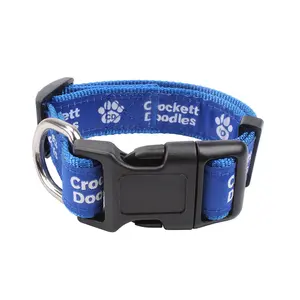 Best Quality Luxury Pet <b>Dog</b> Collar Sustainable and Strong Nylon Webbing with Unique Print Pattern Direct from Turkey - Product Image 1