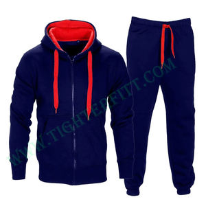 Meilleur Pas Cher Personnalisable Polaire Unie À Capuche Survêtement Combinaison Jogging Respirant Imprimé Patchwork Ensembles Sublimation Hoodie - Product Image 5