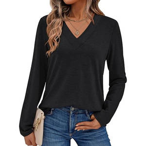 Camisetas de Manga Corta para Mujer, de Alta Calidad, Nueva Colección, Transpirables, con Logotipo, Cuello Redondo, Color Sólido, en Diferentes Colores - Product Image 1