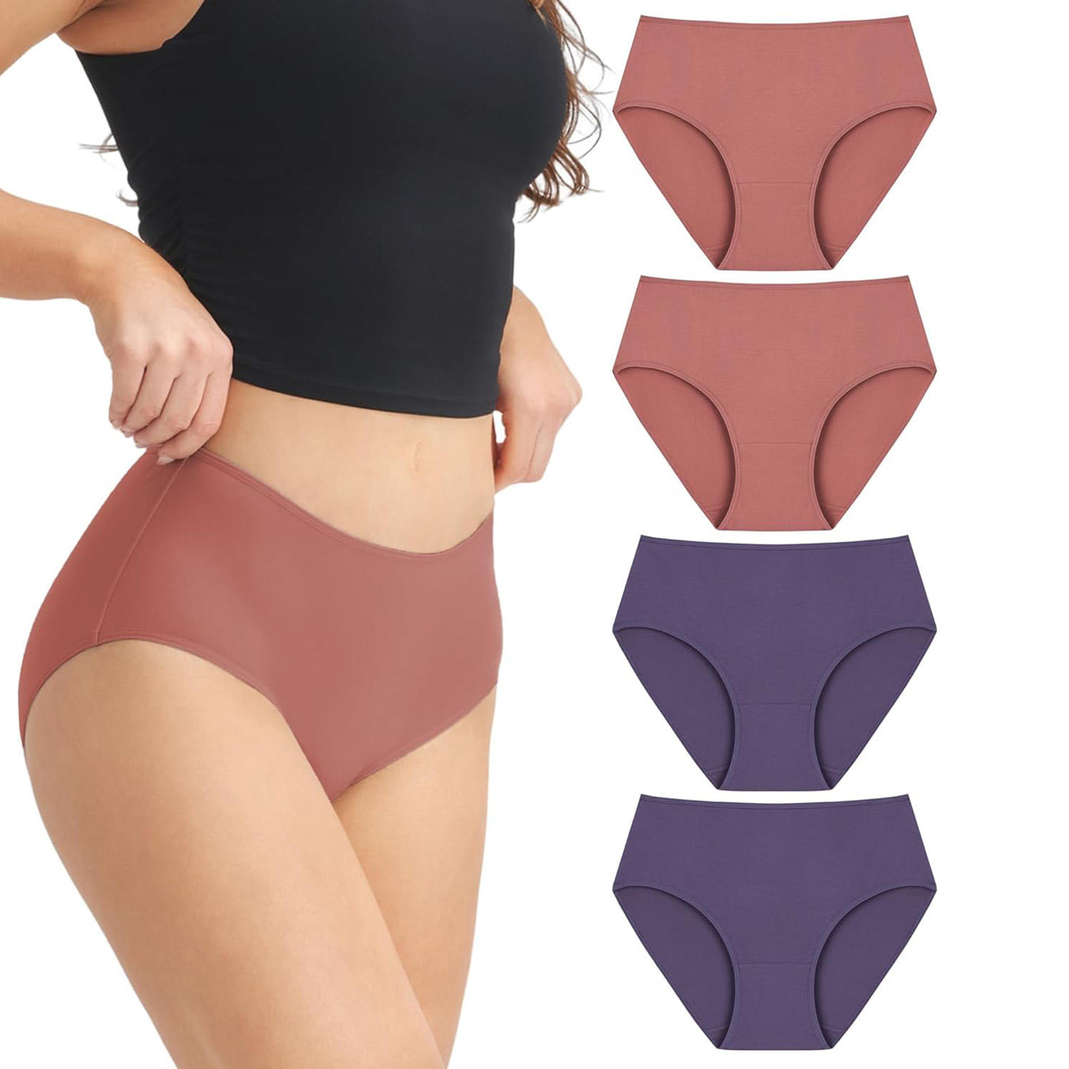 Bulk Cotton Bikini Underwear for Women Embroidery. OEM Customization Available. High Quality Breathable Panties Wholesale Prices